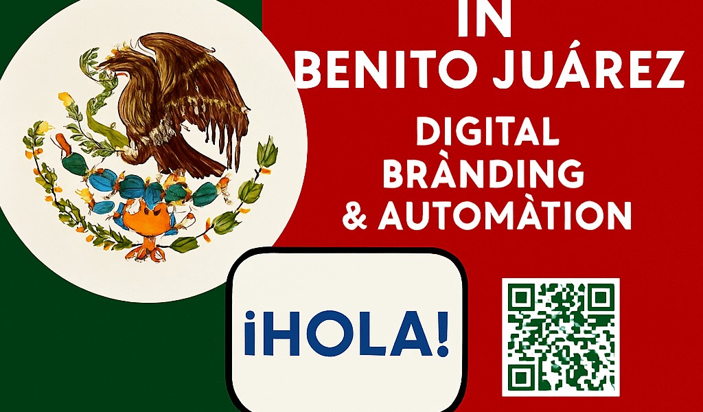 PEVAL Media™ – Bilingual WordPress Deployment in Benito Juárez with QR and Chatbot Integration