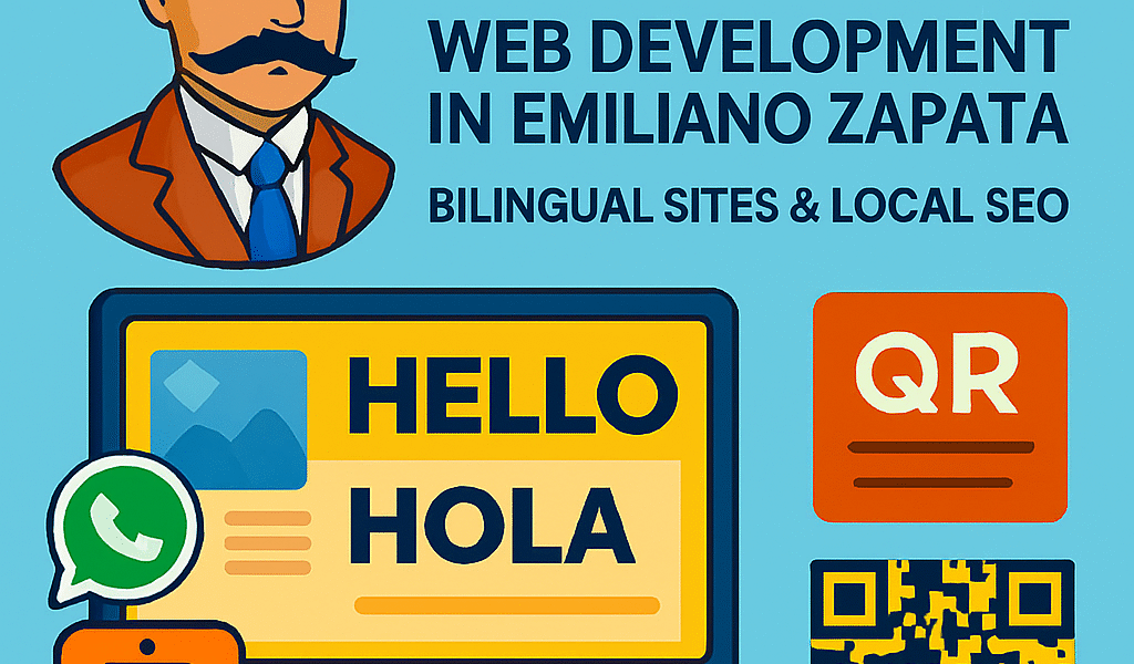 PEVAL Media™ – Bilingual WordPress Deployment in Emiliano Zapata with QR, Chatbot, and Local SEO